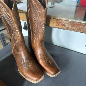 Brown Leather Western Cowboy Boots - Women’s